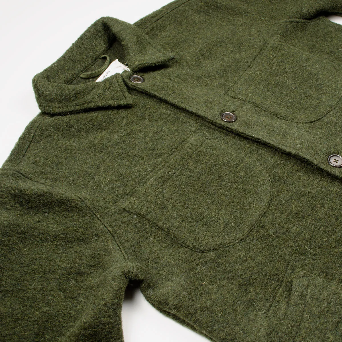 Universal Works - Lumber Jacket Wool Fleece - Olive