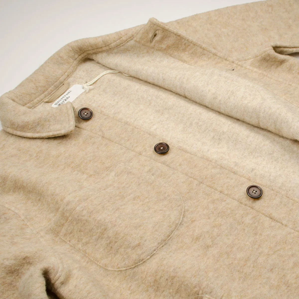 Universal Works - Lumber Jacket Wool Fleece - Stone