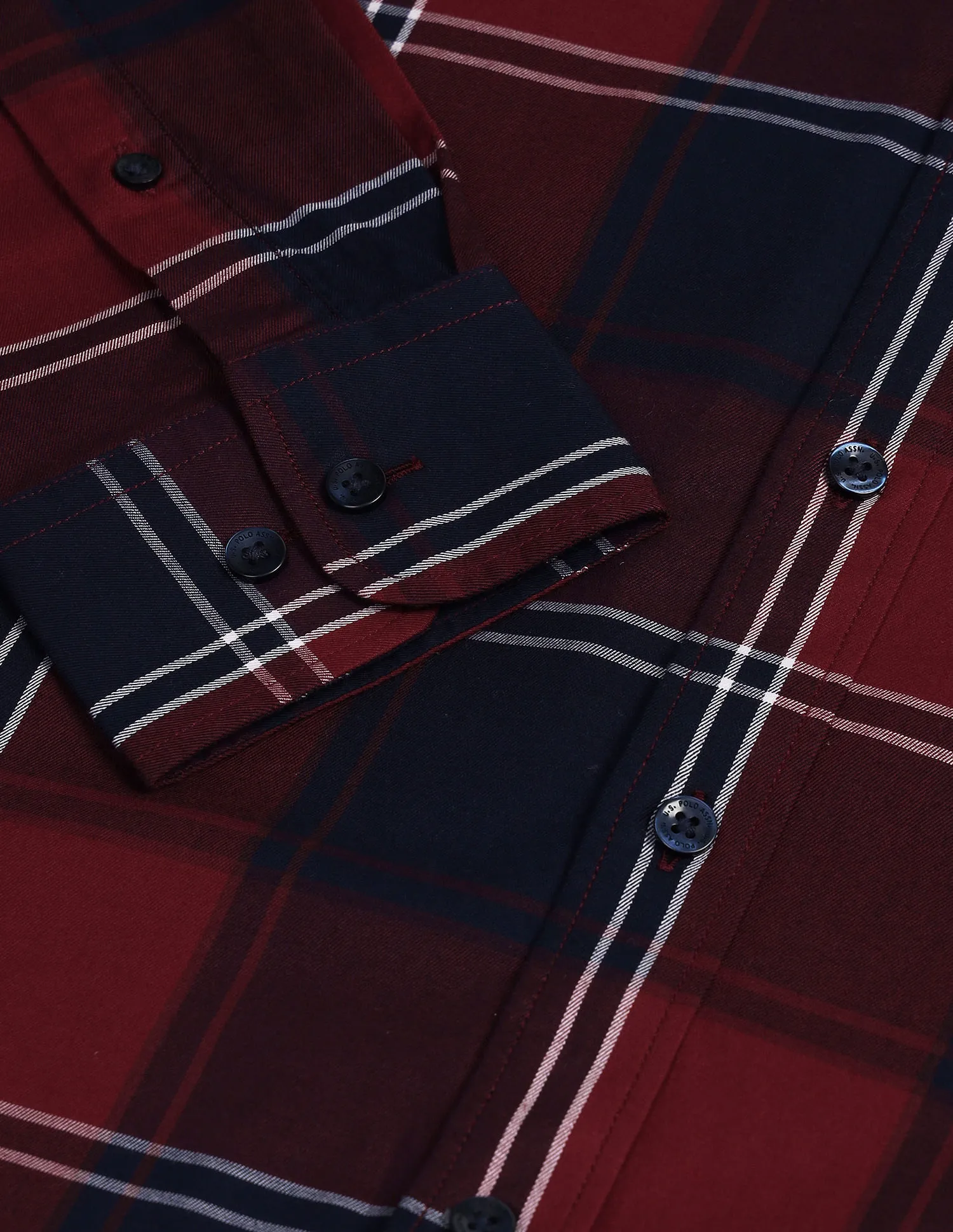 U.S. Polo Assn. Tailored Fit Tartan Checks Shirt