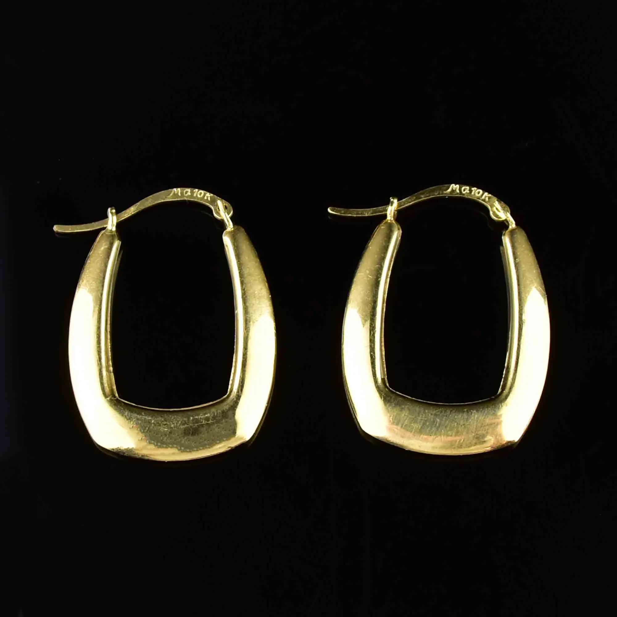 Vintage 10K Gold Hoop Earrings