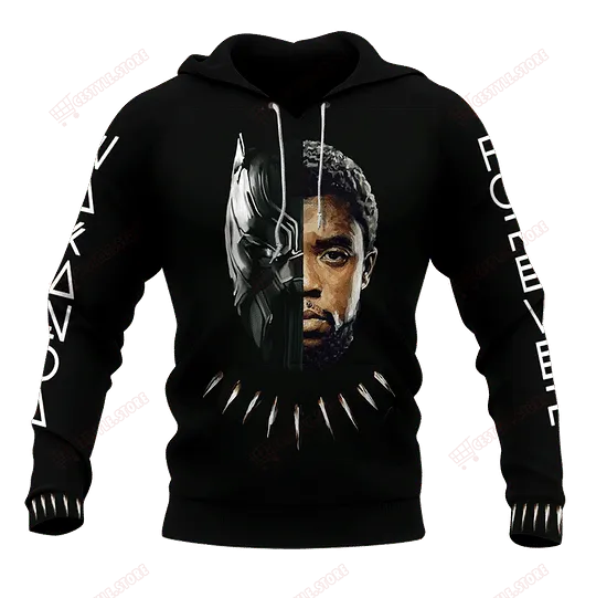 WAKANDA FOREVER R.I.P T-SHIRT/HOODIE/ZIP 3D