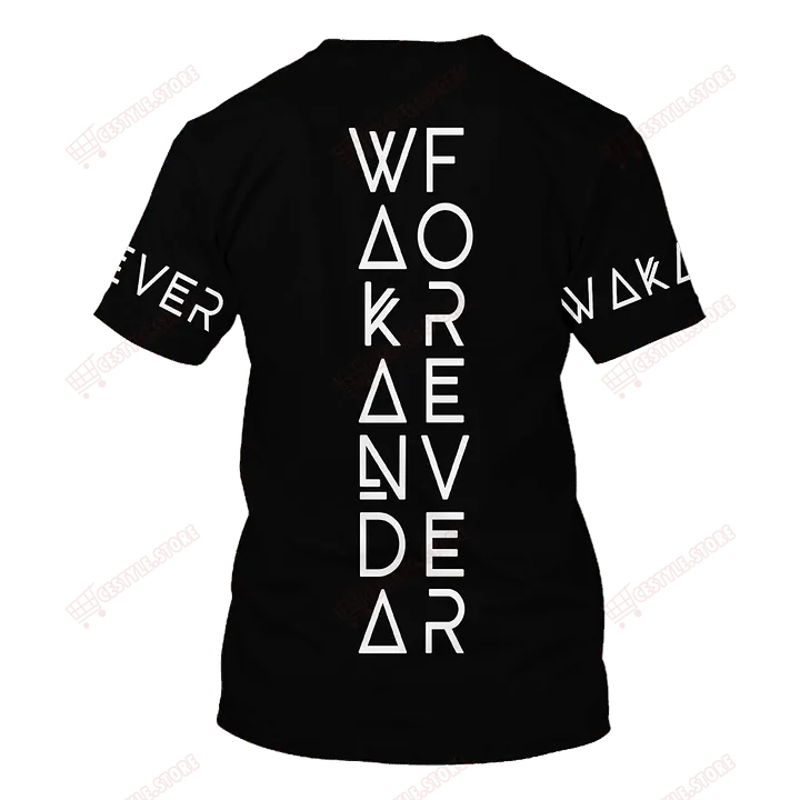 WAKANDA FOREVER R.I.P T-SHIRT/HOODIE/ZIP 3D