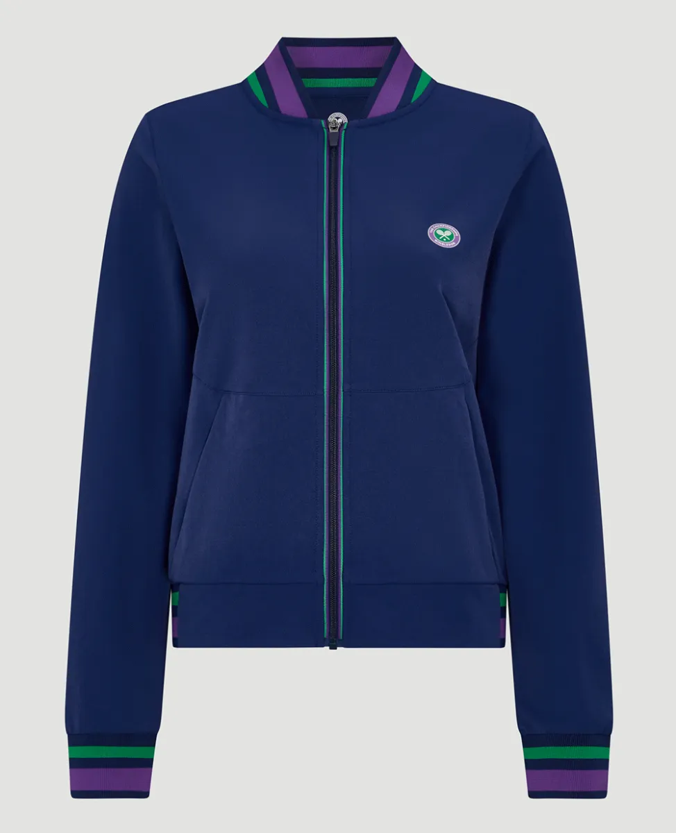 Womens Full Zip Jacket - Navy