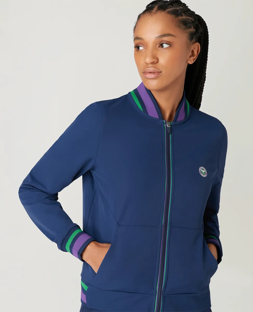 Womens Full Zip Jacket - Navy