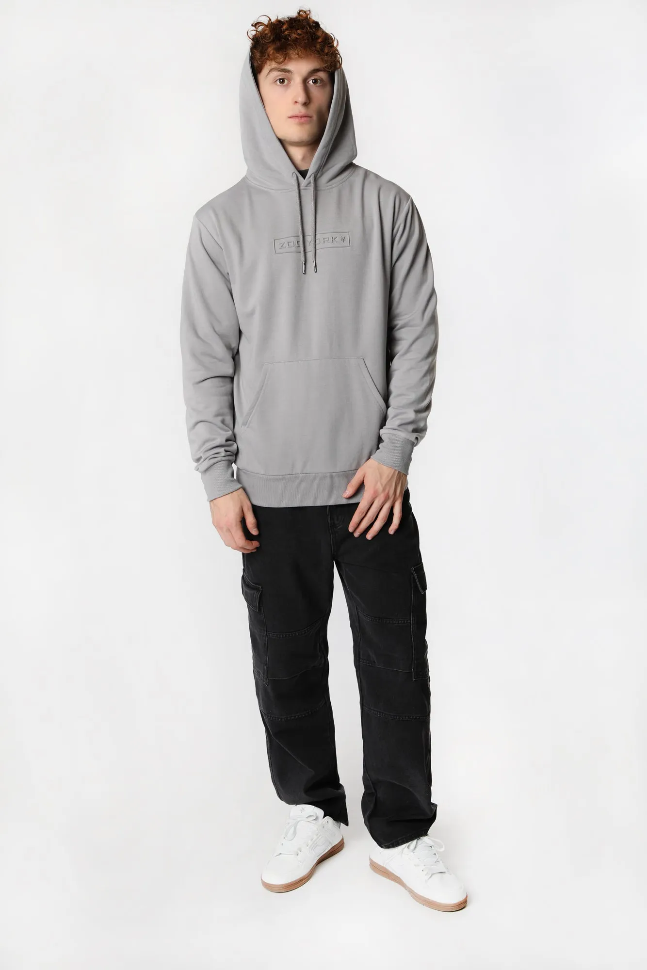 Zoo York Mens Tonal Logo Hoodie